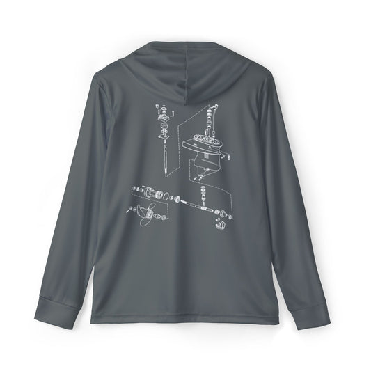 Outboard Schematic Performance Hoodie