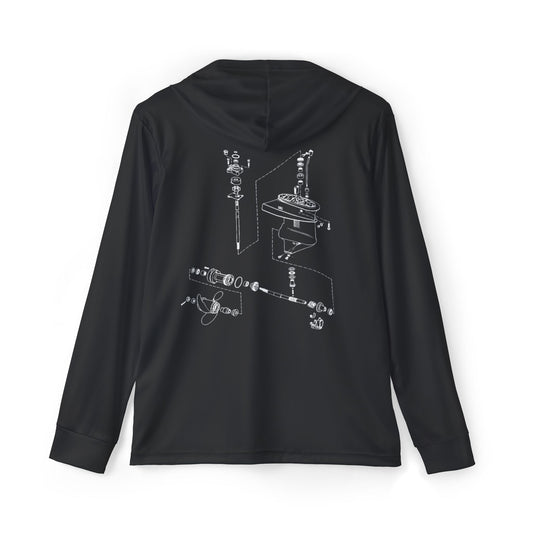 Outboard Schematic Performance Hoodie