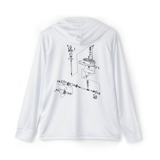 Outboard Schematic Performance Hoodie