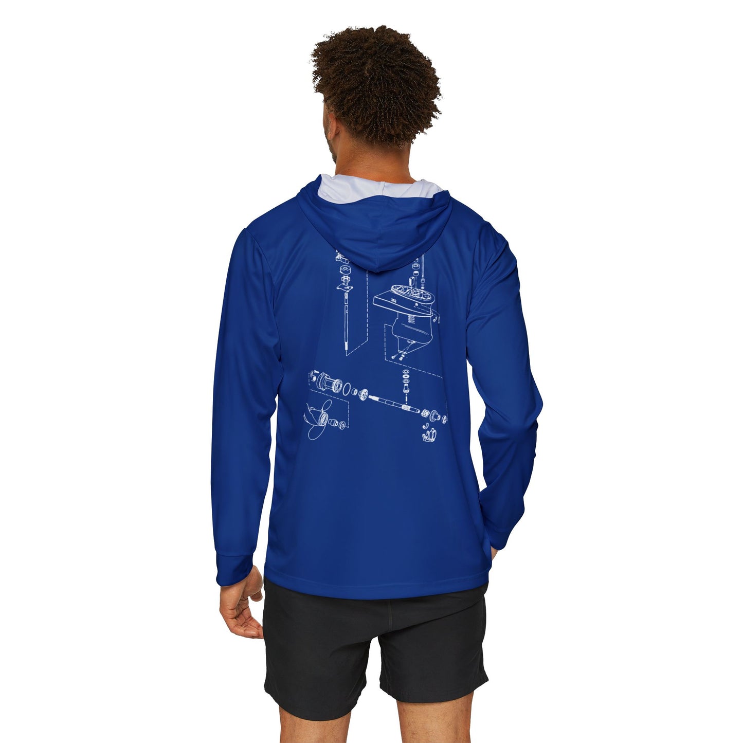 Outboard Schematic Performance Hoodie