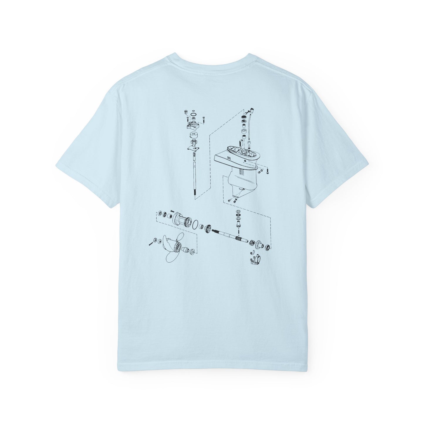 Outboard Schematic Tee