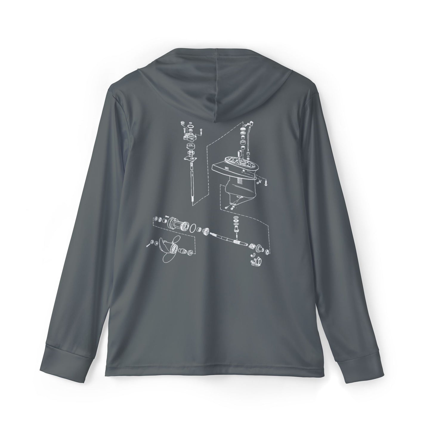 Outboard Schematic Performance Hoodie