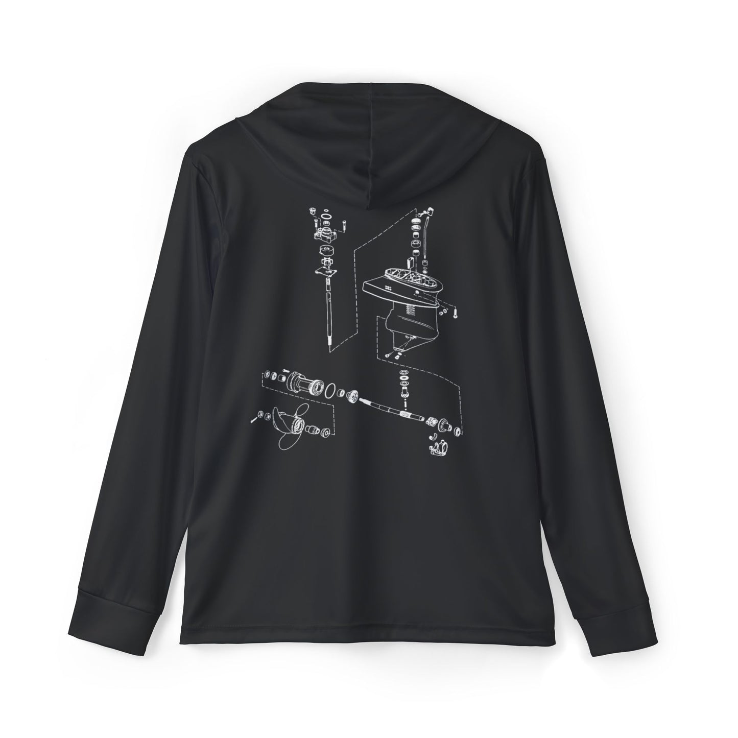 Outboard Schematic Performance Hoodie