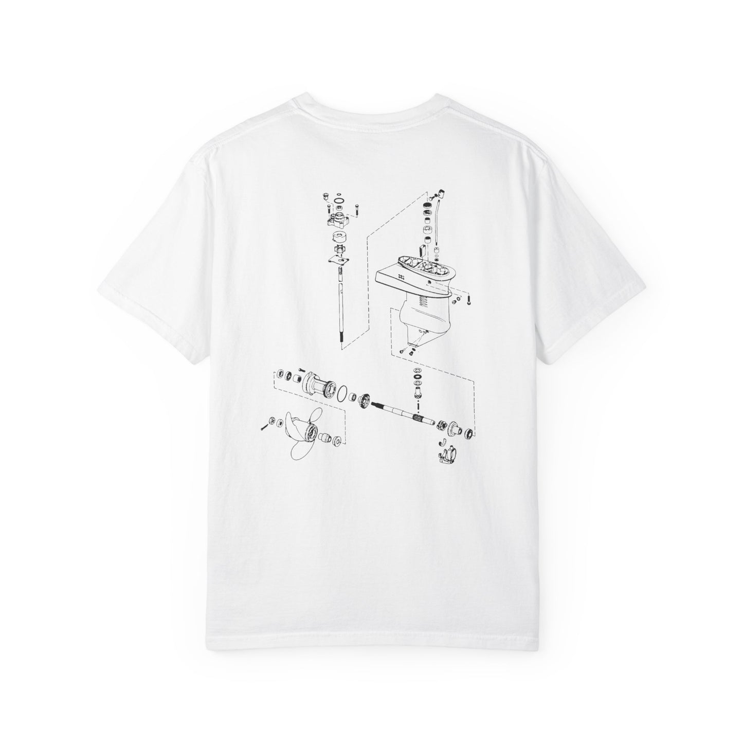 Outboard Schematic Tee