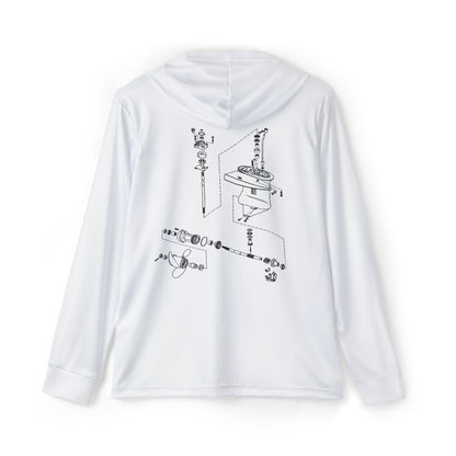 Outboard Schematic Performance Hoodie