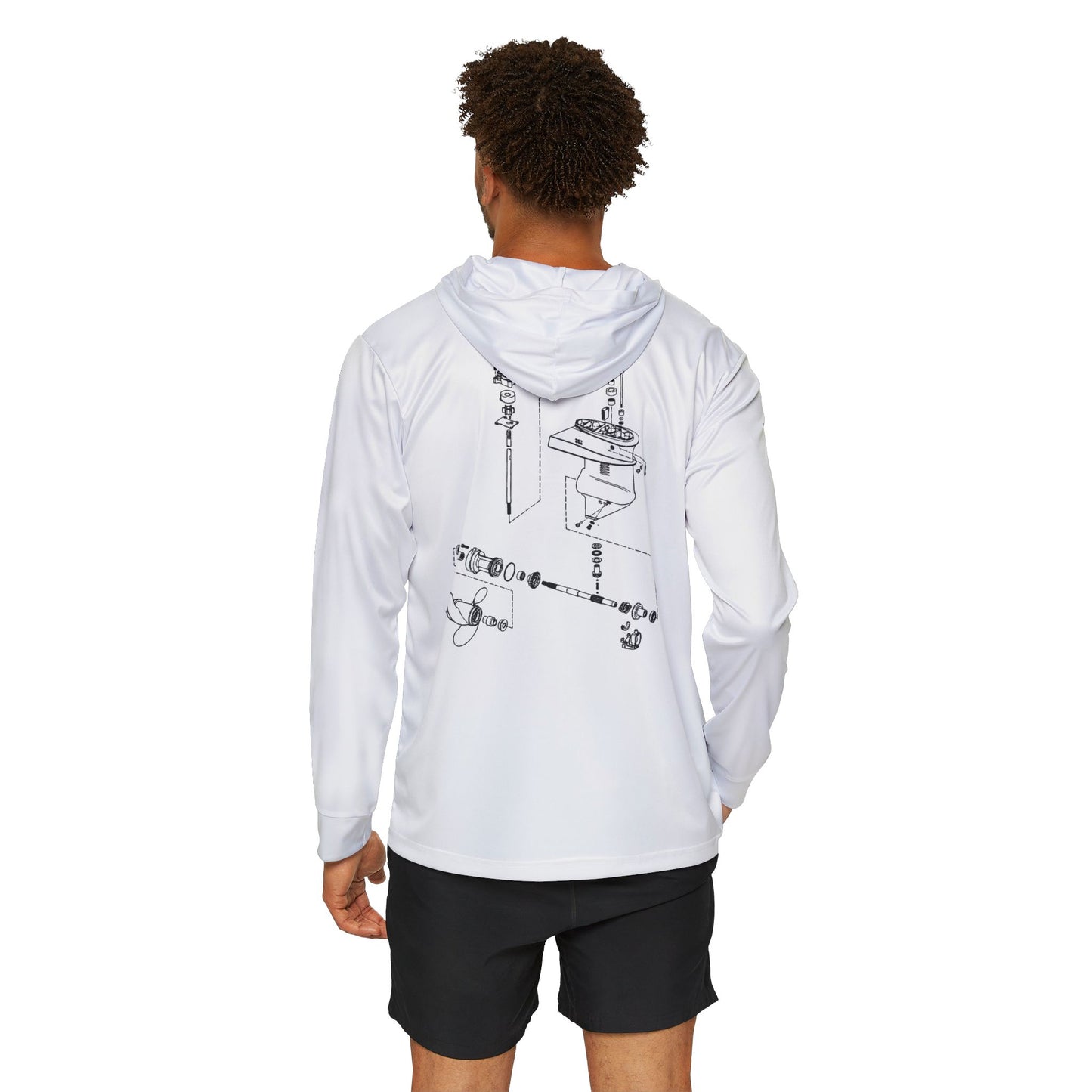 Outboard Schematic Performance Hoodie